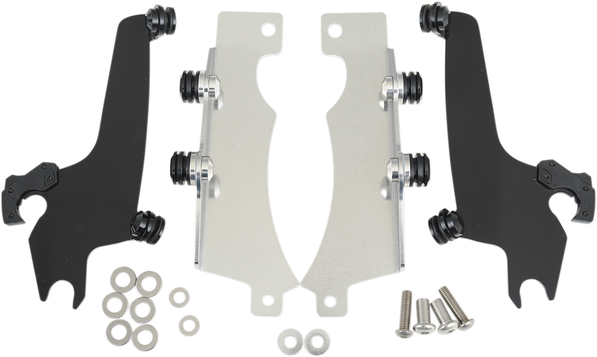 MEMPHIS SHADES METRIC NO-TOOL TRIGGER-LOCK MOUNT KITS FOR SPORTSHIELDS MNT KIT SS XV950 BLK