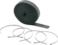 ACCEL HIGH-TEMPERATURE EXHAUST WRAP KITS WRAP EXH BLK KT 1"X50FT