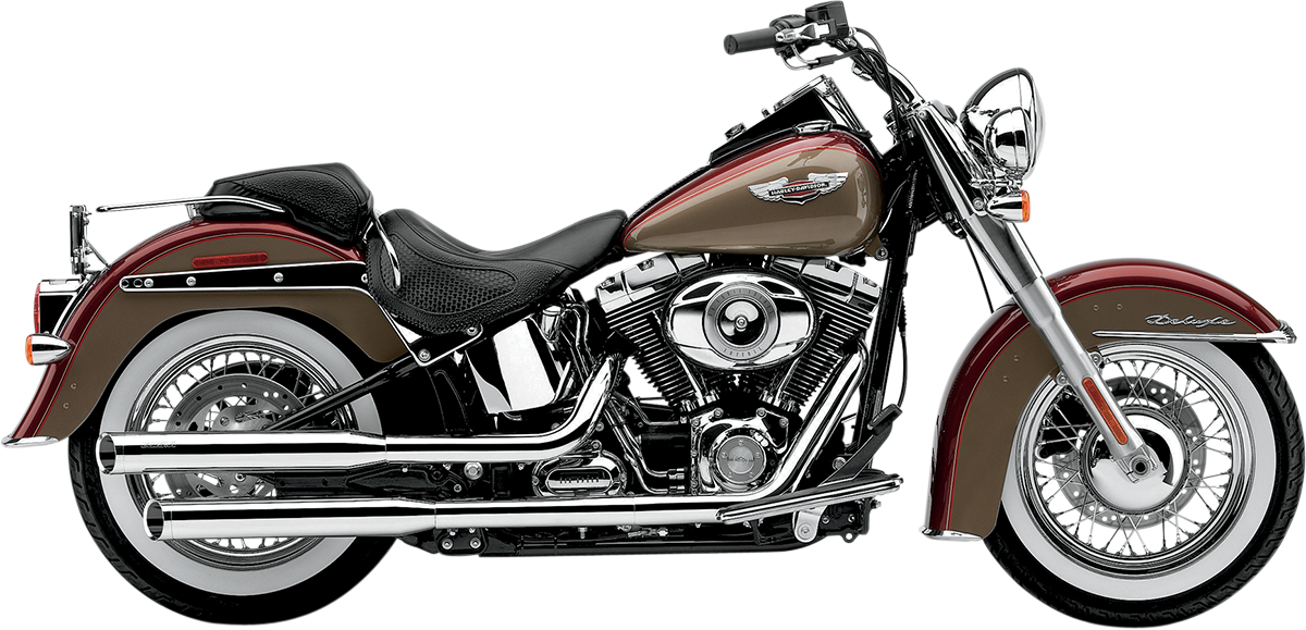 COBRA 3" SLIP-ON MUFFLERS FOR HARLEY-DAVIDSON 2016 - 2017 Chrome 3" Slip-On Mufflers