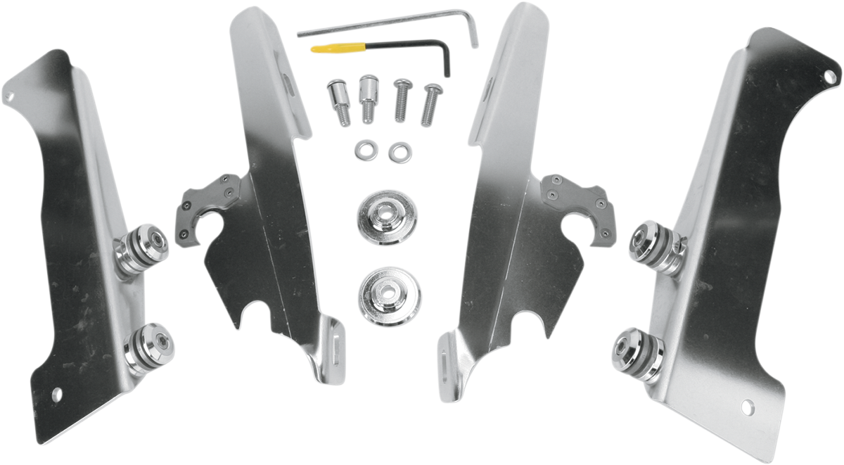 MEMPHIS SHADES METRIC NO-TOOL TRIGGER-LOCK MOUNT KITS FOR FATS/SLIM MNT KIT FS YAM STRATOLINR