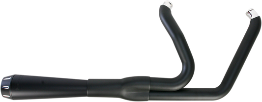 BASSANI XHAUST ROAD RAGE 2-INTO-1 SYSTEMS FOR HARLEY-DAVIDSON 2013 - 2017 Black Short Road Rage 2-Into-1 Exhaust System