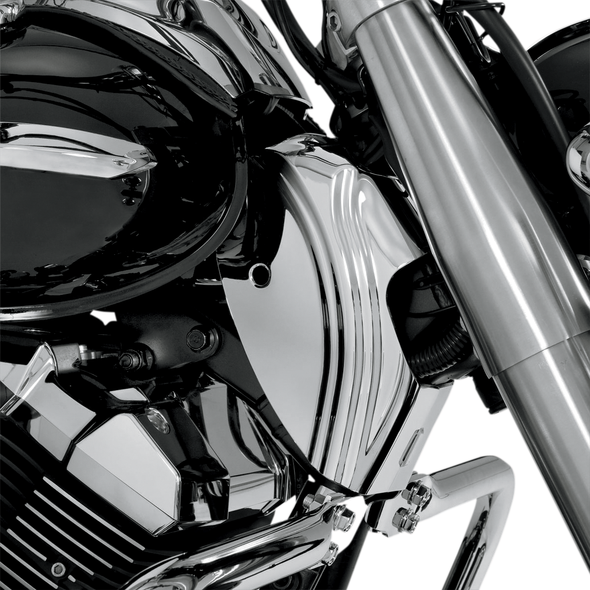 SHOW CHROME NECK COVERS NECK COVERS V-STAR 950