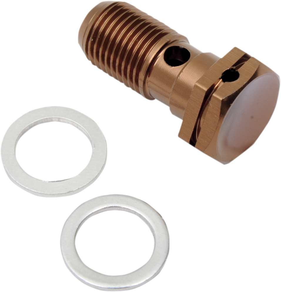 SHINDY ALUMINUM BANJO BOLTS ALUM BANJO BOLT SUZ SINGL