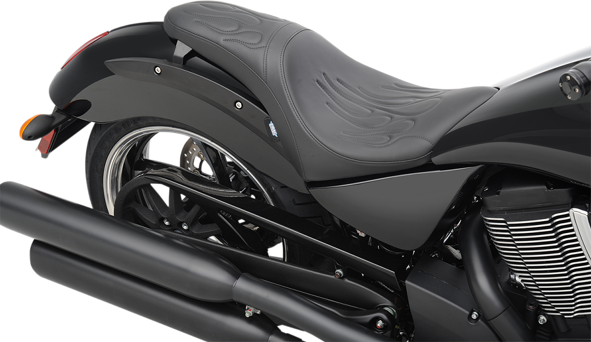 DRAG SPECIALTIES SEATS PREDATOR SEATS SEAT PRED VEGAS FLAME