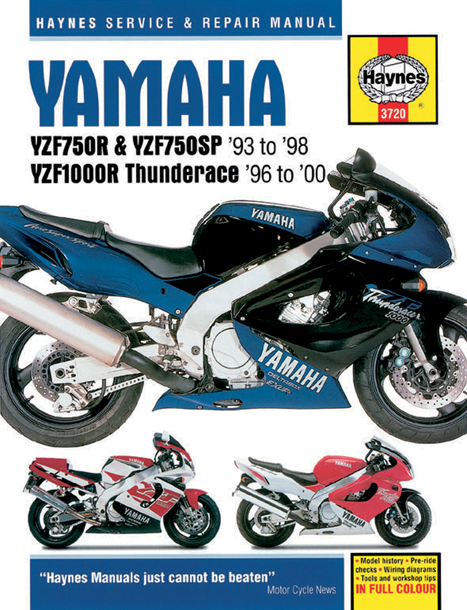 HAYNES MOTORCYCLE REPAIR MANUALS MANUAL, YZF750R/SP