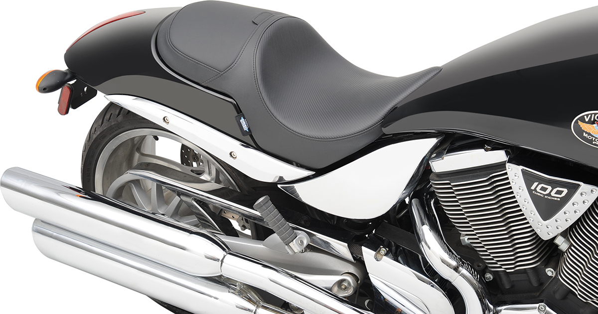 DRAG SPECIALTIES SEATS FOR VICTORY MODELS SEAT PRED HAMMER CARBON