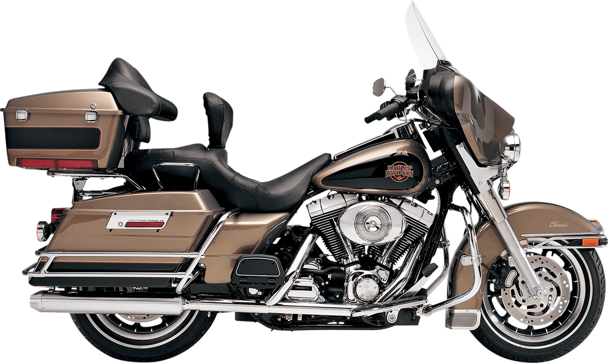 KERKER 31/2" SLIP-ON MUFFLERS FOR HARLEY-DAVIDSON 1995 - 2009 Chrome 3 1/2" Slip-On Muffler