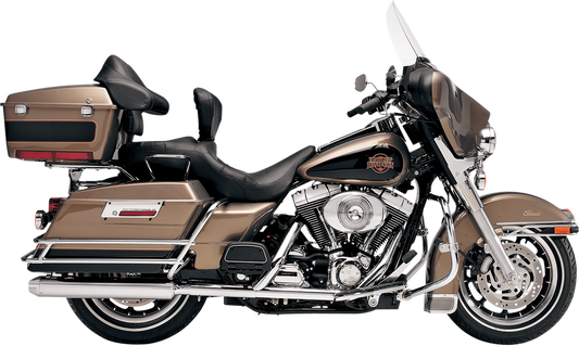 KERKER 31/2" SLIP-ON MUFFLERS FOR HARLEY-DAVIDSON 1995 - 2009 Chrome 3 1/2" Slip-On Muffler