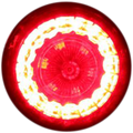 CUSTOM DYNAMICS PROBEAM®​ UNIVERSAL REAR RING LED TURN SIGNALS SIGNAL PB UNIV 28RED CHR