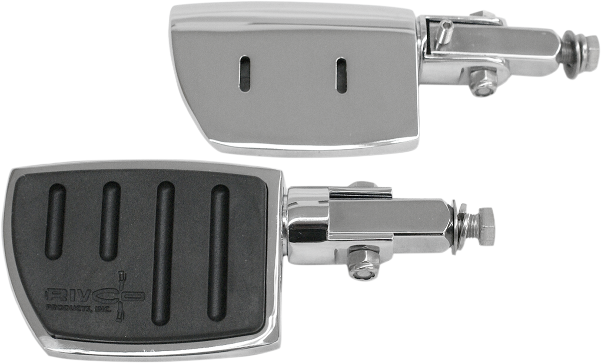 RIVCO PRODUCTS FLATFOOT WIDE PEGS WIDE PEGS FLATFOOT CHR