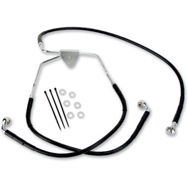 EXTENDED LENGTH STAINLESS STEEL BRAKE LINE KITS FOR HARLEY-DAVIDSON