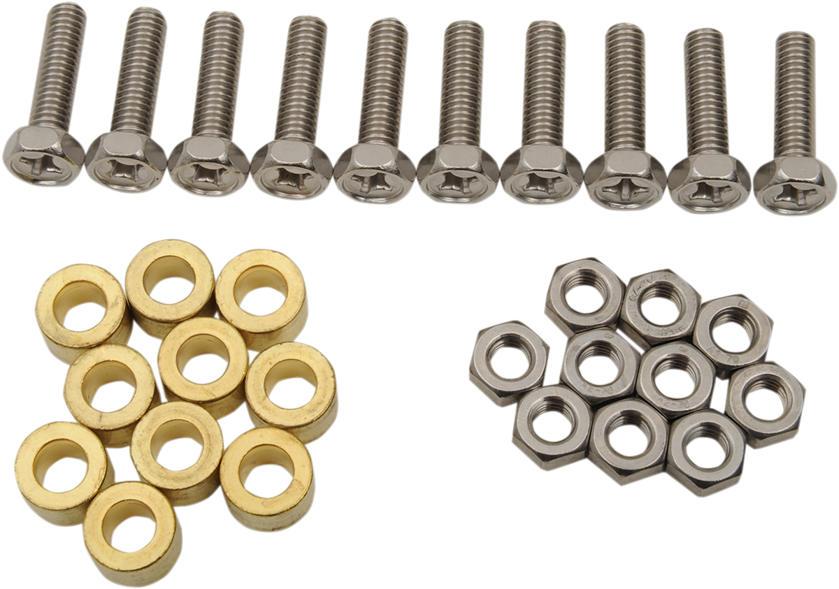 YUASA SPARE PARTS BOLT/NUT SET BATT 6X22SS