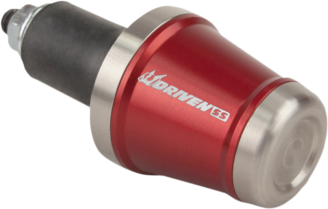 DRIVEN RACING SS BAR END WEIGHTS BAR END WEIGHT SS/RED