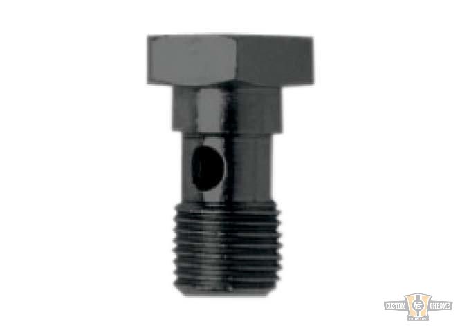 7/16-24 Banjo Bolt Black For Harley-Davidson