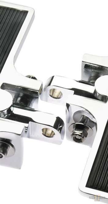 Tour Ease Mini Floorboards Mounting Block Chrome For Harley-Davidson