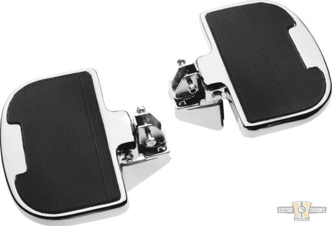 Tour Ease Passenger Floorboards Chrome For Harley-Davidson