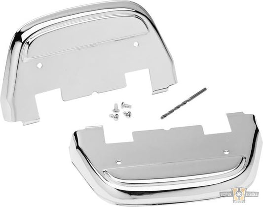 Passenger Floorboard Cover Chrome For Harley-Davidson