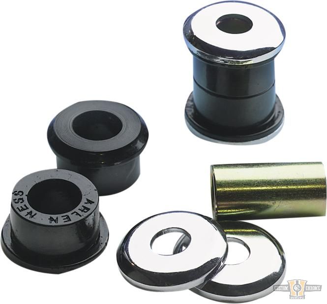 Handlebar Damper Kit Chrome For Harley-Davidson