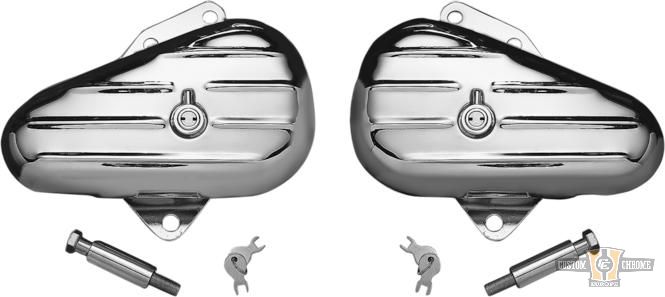 Tearddrop Tool Box Chrome Left For Harley-Davidson
