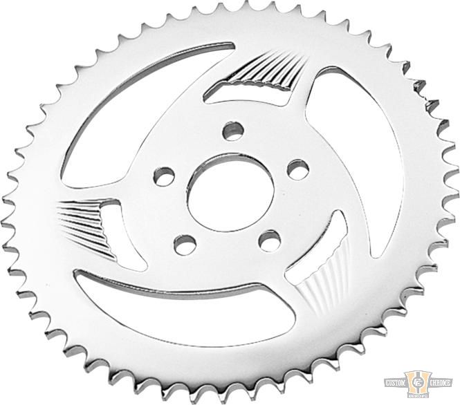 Stiletto Rear Sprocket Chrome For Harley-Davidson