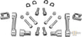 Adjustable Footpeg Mounting Kit for Models with Forward Controls Chrome For Harley-Davidson