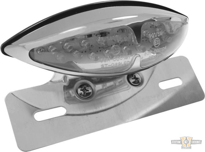 Speed Mini Taillight Chrome LED For Harley-Davidson