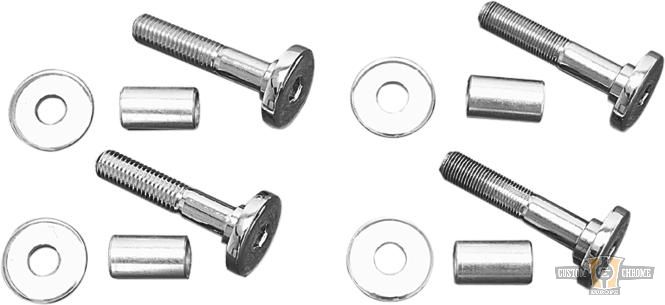 Donnie Smith Signature Series Riser Bolt Kit Chrome Socket head 1/2"-20 UNF For Harley-Davidson