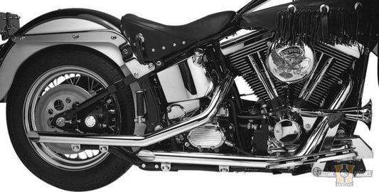 Drag Pipes Exhaust Chrome For Harley-Davidson