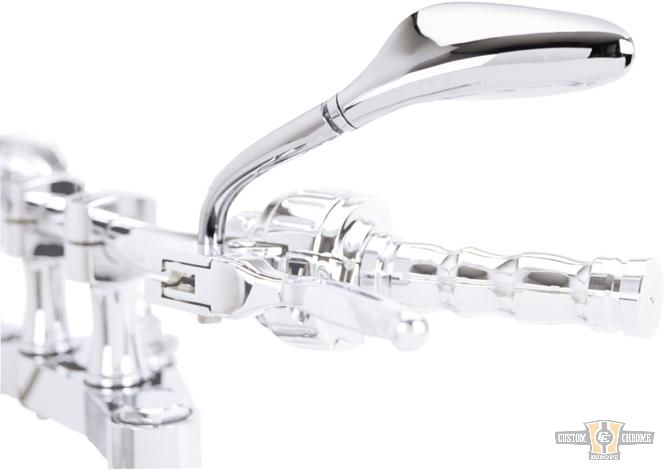 Golf Club Mirror Chrome, Polished For Harley-Davidson