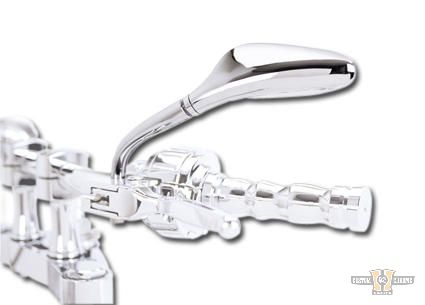 Golf Club Mirror Chrome, Polished For Harley-Davidson