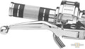 Knurled Grips Chrome 1" Cable operated For Harley-Davidson
