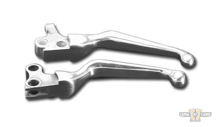 Wide Hand Control Replacement Lever Chrome For Harley-Davidson