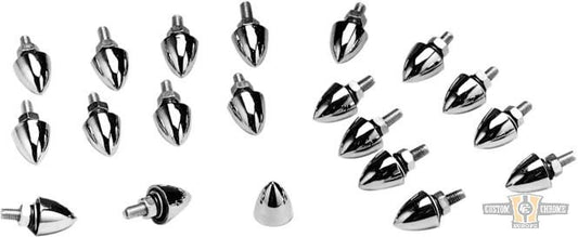 Krommet Screw Set Chrome For Harley-Davidson