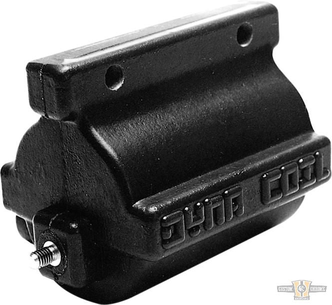 Dyna-Mite Ignition Coil Black 3 Ohm Dual Fire For Harley-Davidson