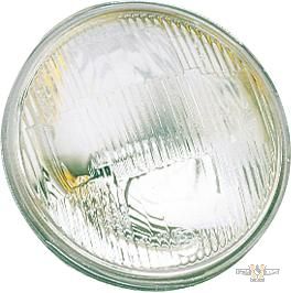 4 1/2" Sealed Beam Fog Light Insert Chrome Clear For Harley-Davidson