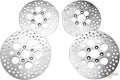 Stainless Steel Brake Rotor 10" Satin Front For Harley-Davidson