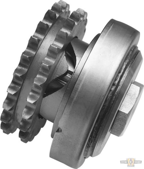 24 Teeth Compensating Sprocket Complete Kit For Harley-Davidson