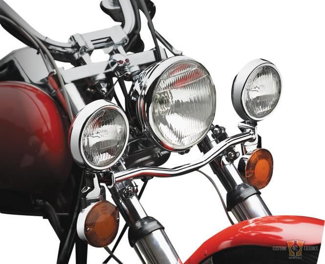 Spotlight Bar Chrome Halogen For Harley-Davidson