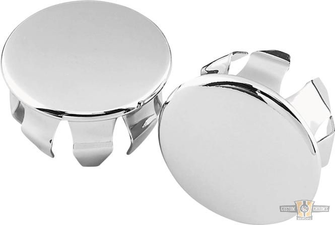 Grip Hole Plug Chrome For Harley-Davidson
