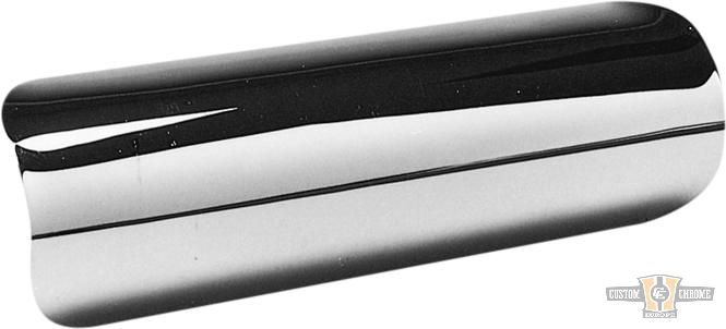 Solid Exhaust Heat Shield Chrome 1,75" For Harley-Davidson