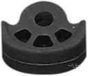 Vibra-Kushion Footpeg Replacement Rubber Black For Harley-Davidson