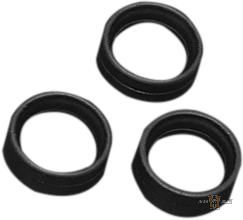 Vibra-Kushion Footpeg Replacement Rubber Black For Harley-Davidson