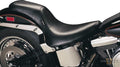 Silhouette 2 Up Smooth Seat Black Vinyl For Harley-Davidson