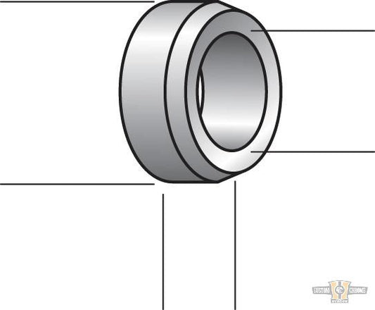 OEM Replacement Axle and Wheel Spacer For Harley-Davidson