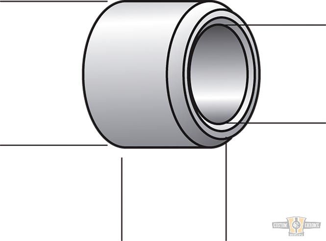 OEM Replacement Axle and Wheel Spacer For Harley-Davidson