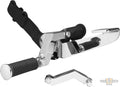 Offset Footpeg Extensions Chrome For Harley-Davidson
