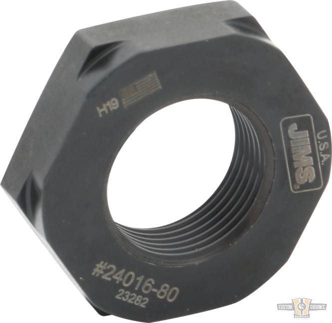 Pinion Gear Shaft Nut Black For Harley-Davidson