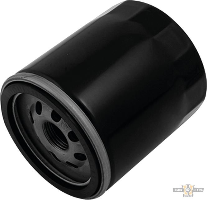 Twin Cam Engine Oil Filter Black For Harley-Davidson