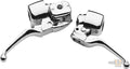 Smooth Contour Brake Master Cylinder Kit Chrome 5/8" For Harley-Davidson