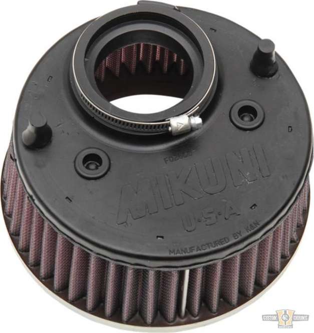 K&N 3" Replacement Air Filter HSR Mikuni Carburator For Harley-Davidson